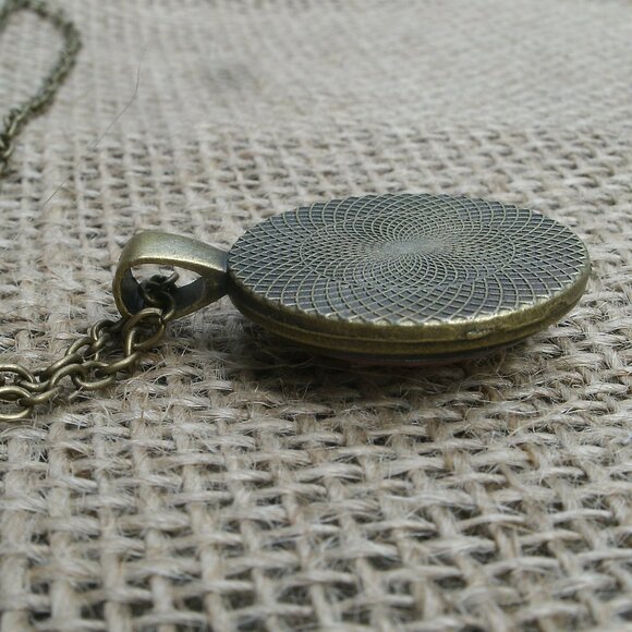 Comet Meteor Glass Cabochon Pendant Necklace - Picture 9 of 12